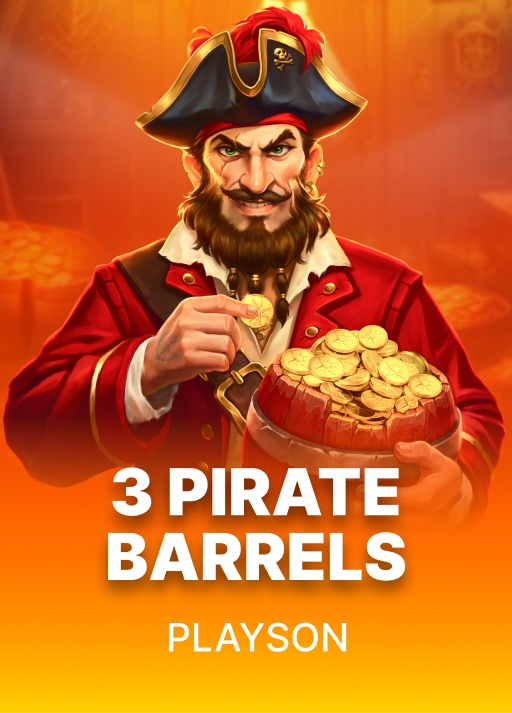 3 Pirate Barrels