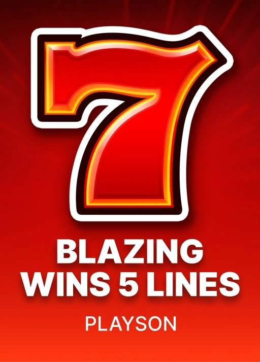 image Blazing Wins: 5 lines
