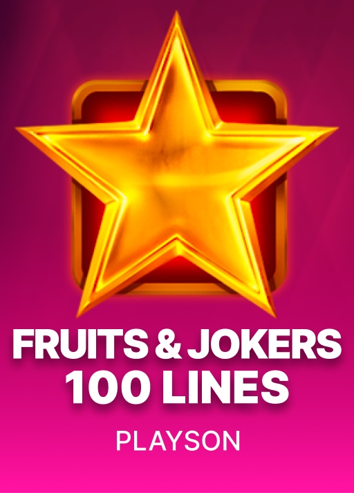 Playson Fruits and Jokers: 100 Lines