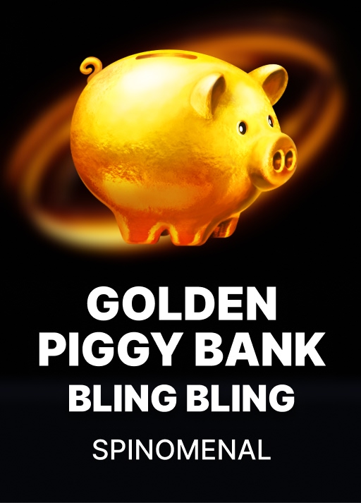 image Golden Piggy Bank Bling Bling