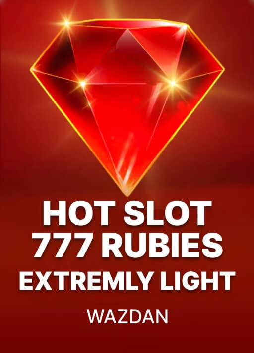 핫슬롯: 777루비초경량 [Hot Slot: 777 Rubies Extremely Light]